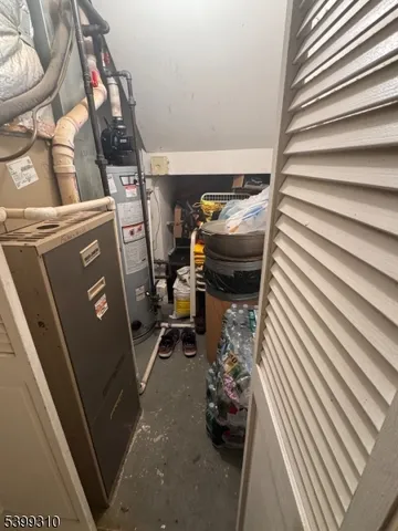 a view of storage and utility room