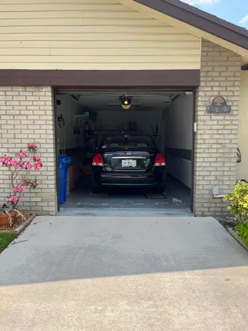 a view of parking garage