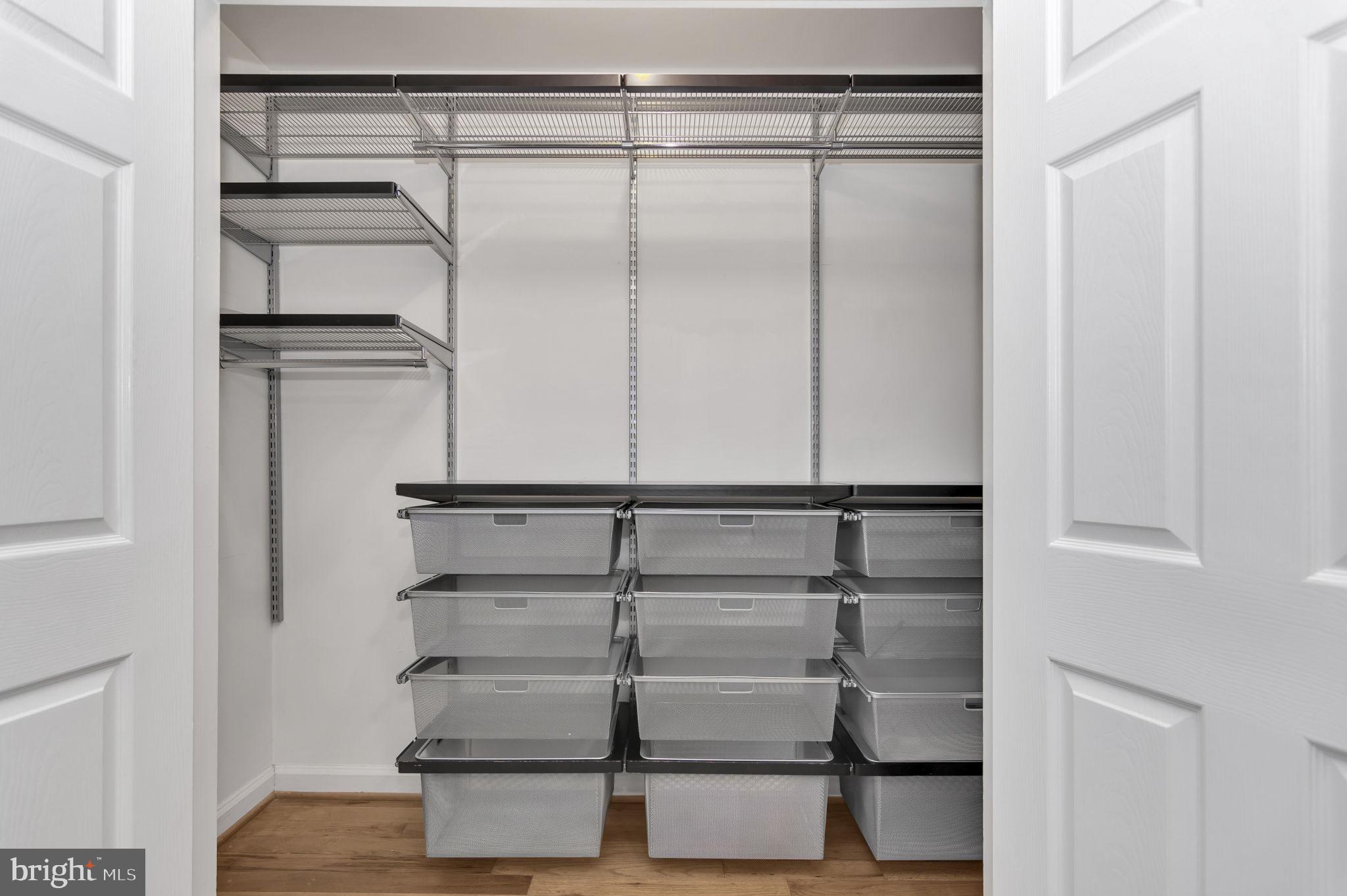 4237 32nd Road South Arlington, VA 22206 - Photo 29 of 49 a view of walk in closet with empty racks