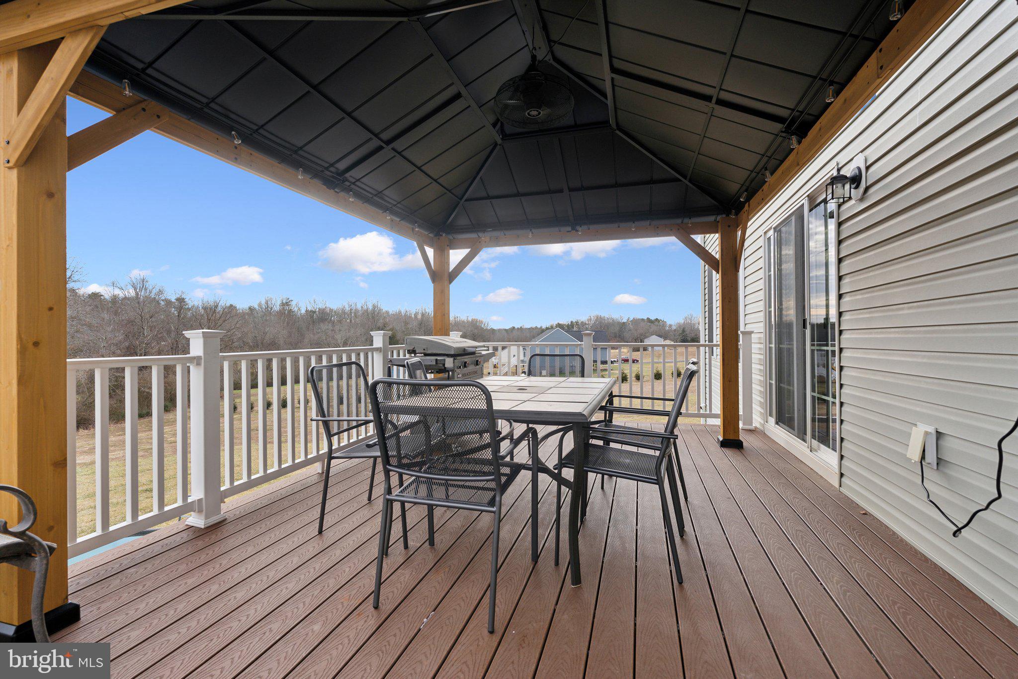 6611 Partlow Road Spotsylvania, VA 22551 - Photo 31 of 38 Covered Rear Deck