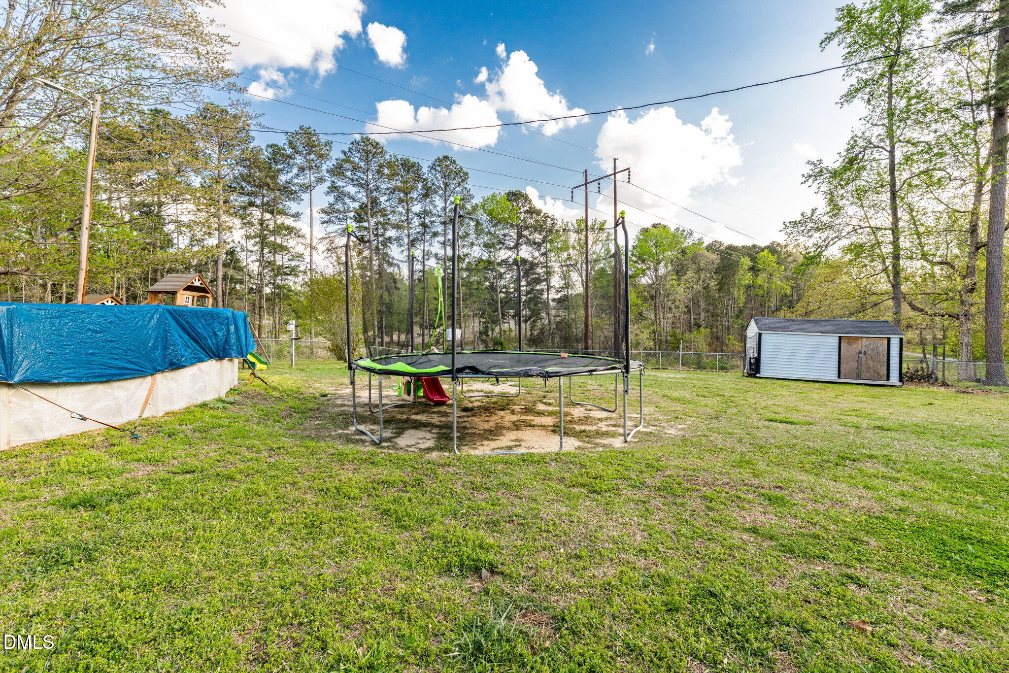 2732 Nutbush Road Henderson, NC 27537 - Photo 28 of 37 Fenced Backyard