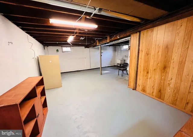 a view of storage and utility room