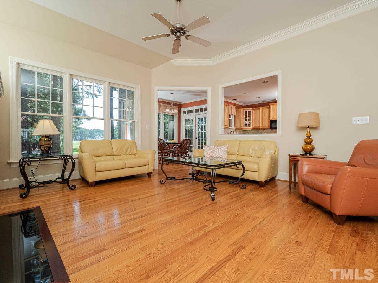 1217 Colonial Club Road Wake Forest, NC 27587 - Photo 7 of 30 Incredible views of the course from this family room window!