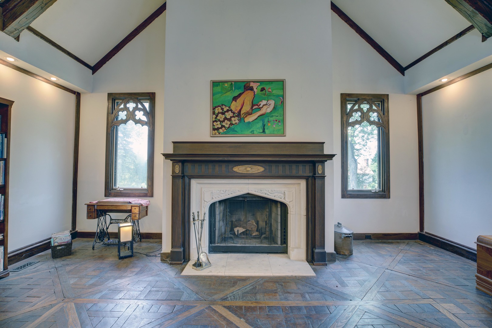 3150 Landwehr Road Northbrook, IL 60062 - Photo 19 of 43 a living room with furniture and a fireplace