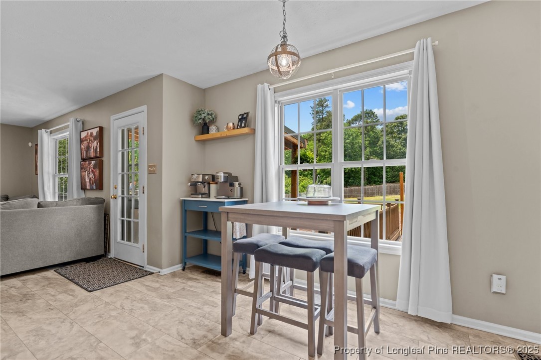 383 Yorkshire Drive Cameron, NC 28326 - Photo 22 of 49 a dining room with furniture and window