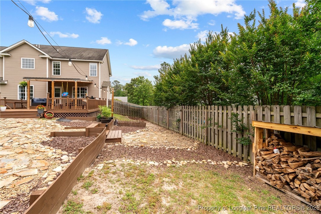 383 Yorkshire Drive Cameron, NC 28326 - Photo 46 of 49 a view of a house with wooden fence