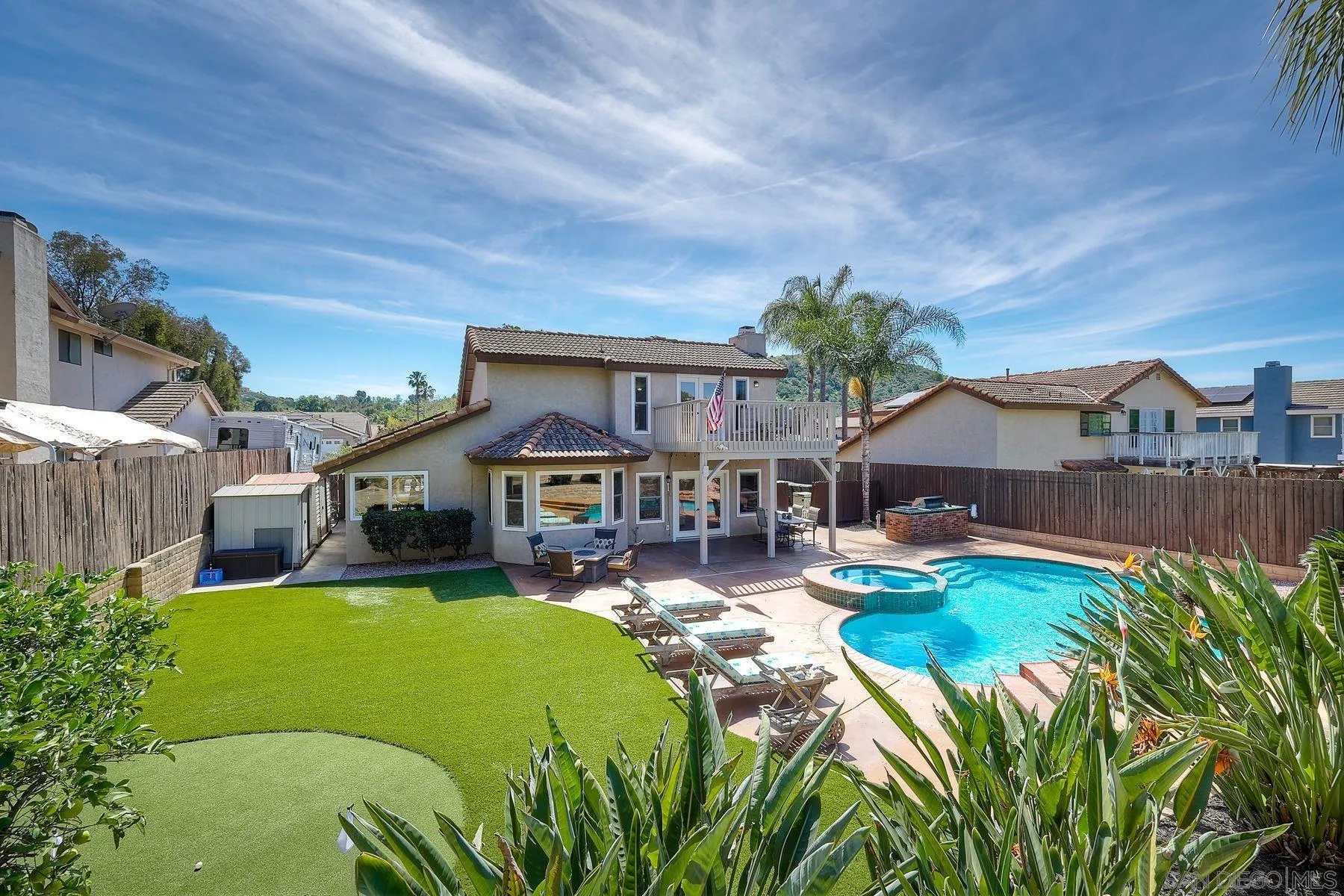 13976 Country Creek Road Poway, CA 92064 - Photo 28 of 40 a house view with a garden space