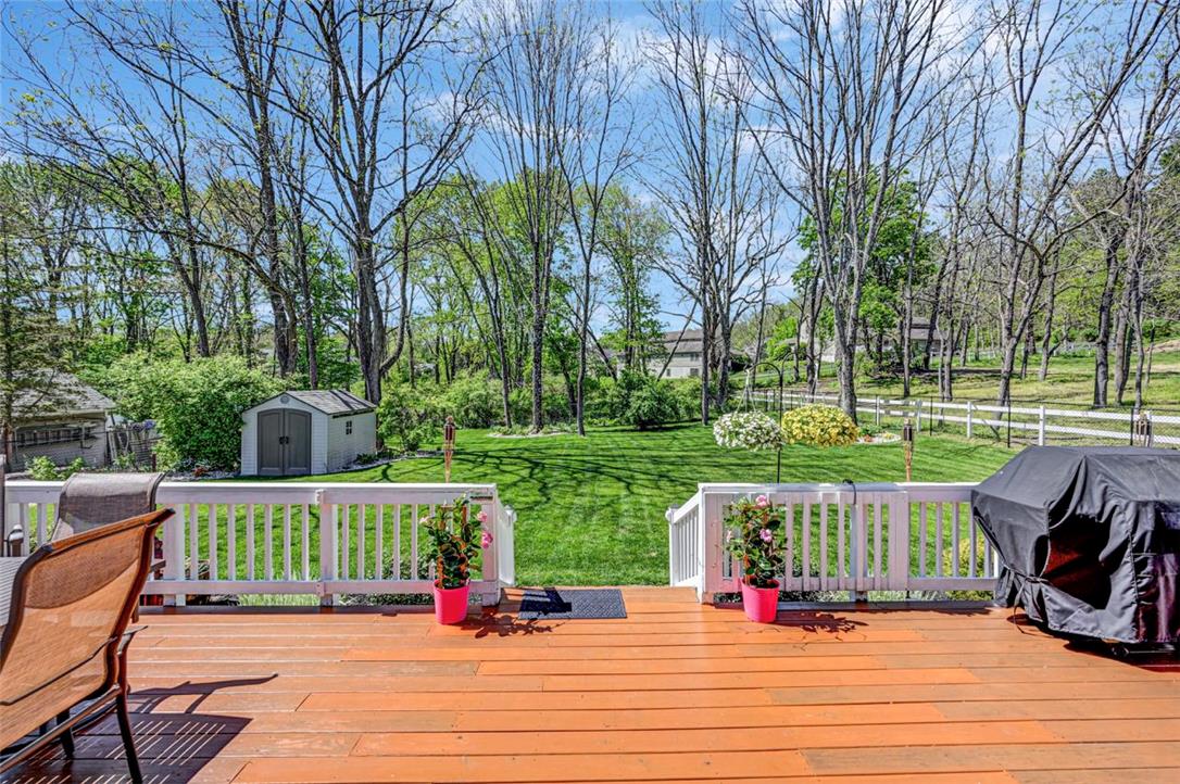 112 Michaels Run Road Stroudsburg, PA 18360 - Photo 58 of 69 The deck features low-maintenance vinyl railings throughout.