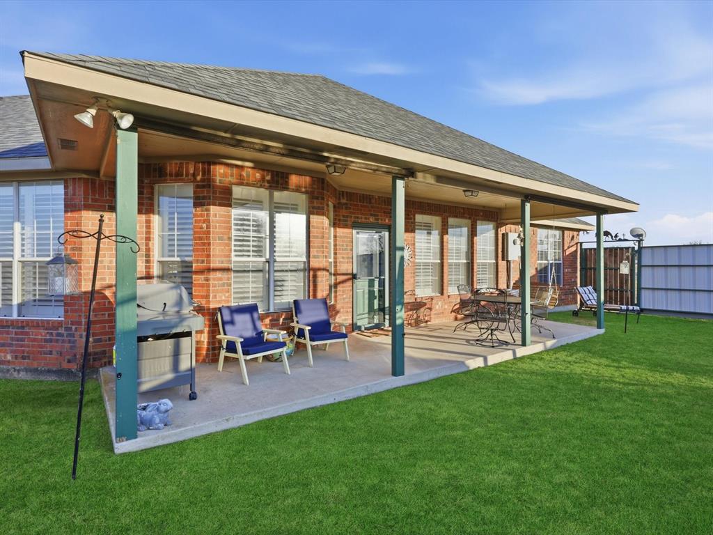 783 Christy Kay Lane Rhome, TX 76078 - Photo 23 of 31 a view of outdoor space yard and porch