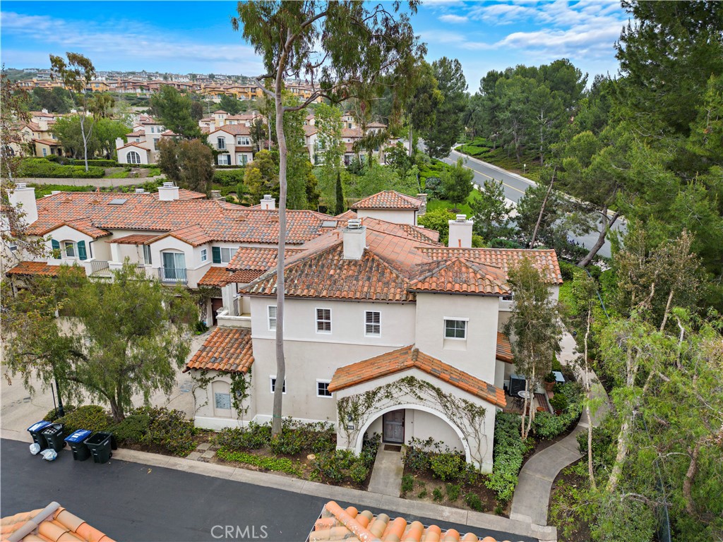 Undisclosed Address Newport Coast, CA 92657 - Photo 23 of 26 an aerial view of a house with a garden