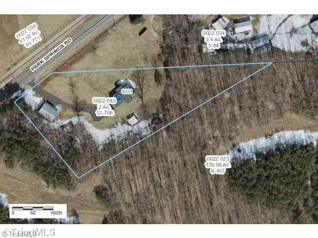8331 Park Springs Road Ruffin, NC 27326 - Photo 8 of 16 Aerial View.