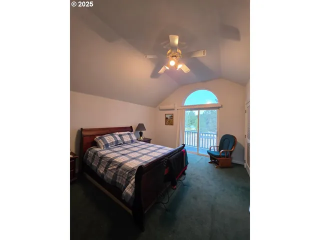 a balcony with outdoor space