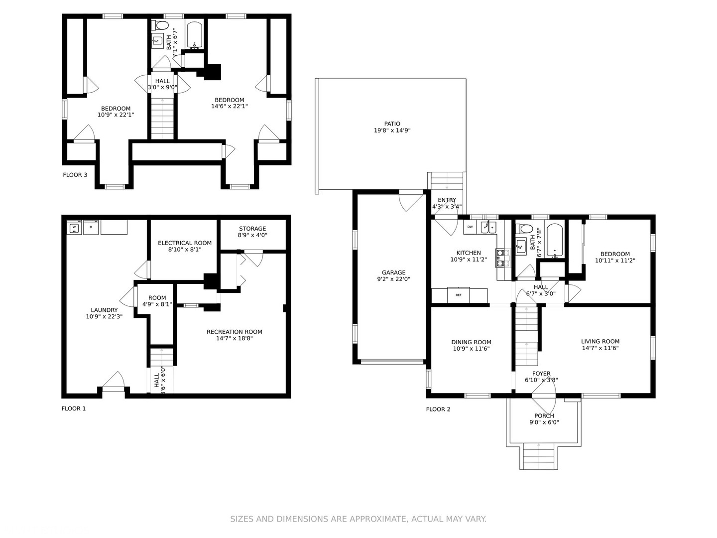 275 Harding Street Grayslake, IL 60030 - Photo 24 of 27 a picture of a floor plan