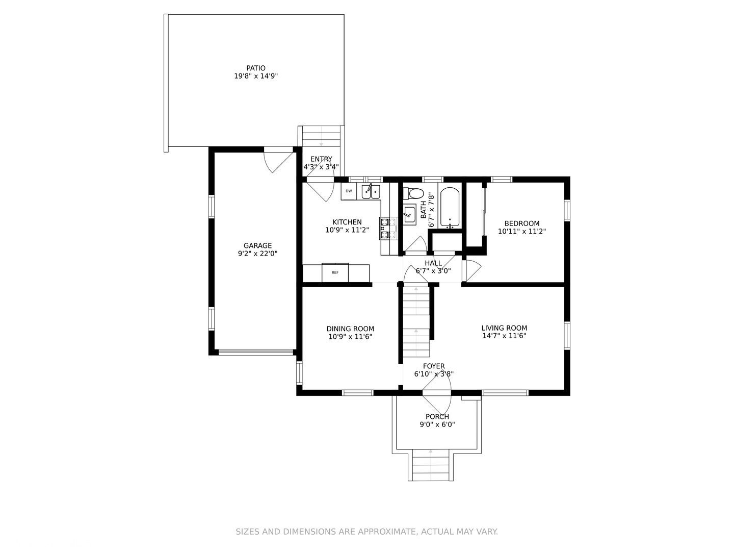 275 Harding Street Grayslake, IL 60030 - Photo 25 of 27 a picture of a floor plan