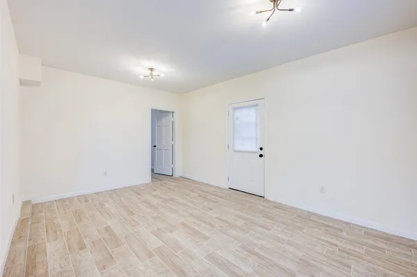 a view of an empty room