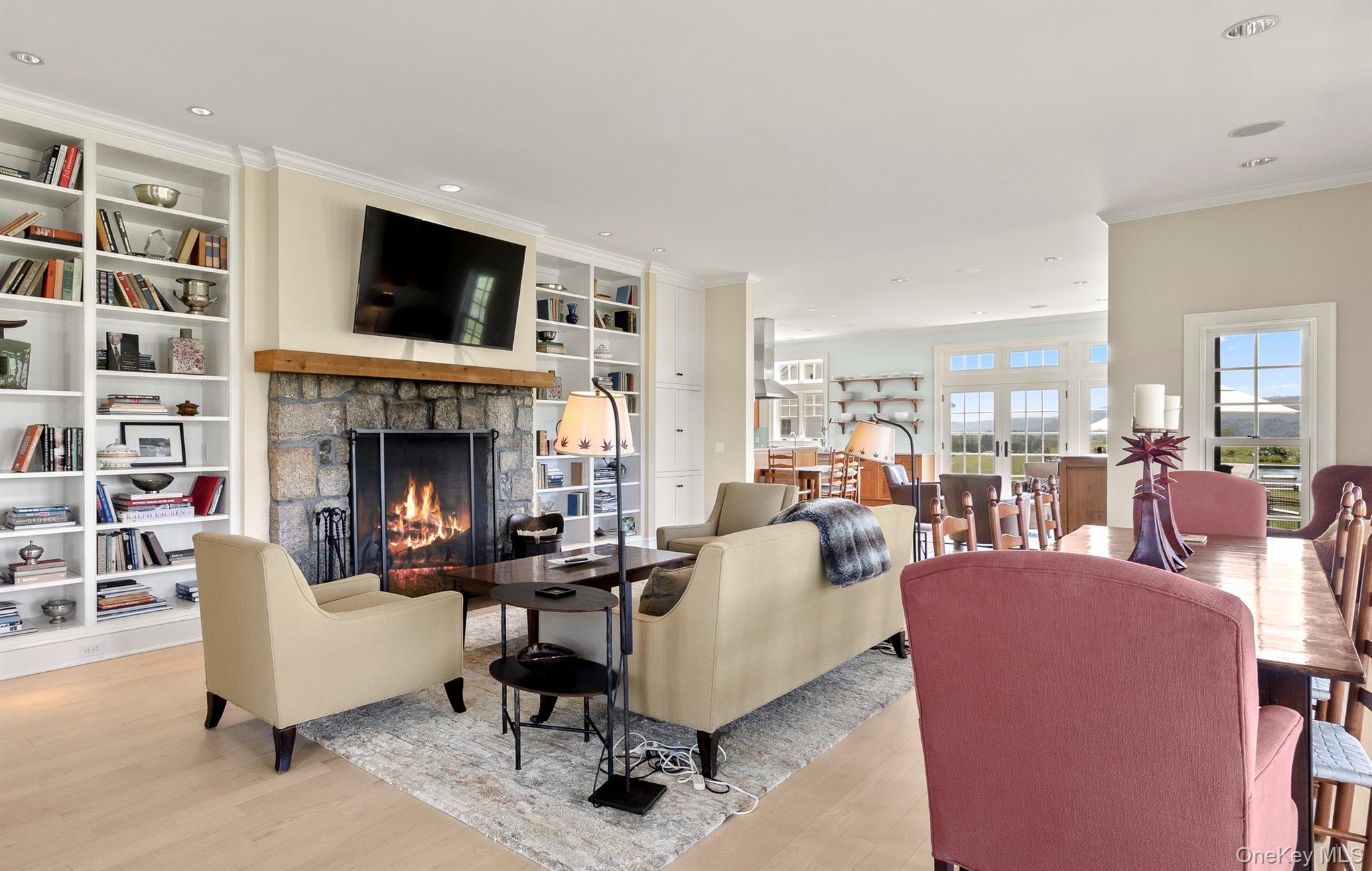 162 Amenia Union Road Amenia, NY 12501 - Photo 21 of 21 The Open Floor Plan with Large Fireplace is Inviting and Perfect for Entertaining