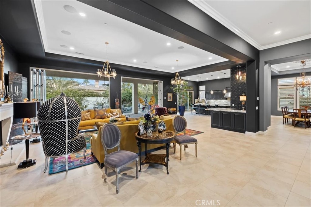 81094 Monarchos Circle La Quinta, CA 92253 - Photo 14 of 75 a view of a dining room with furniture water view and a faucet