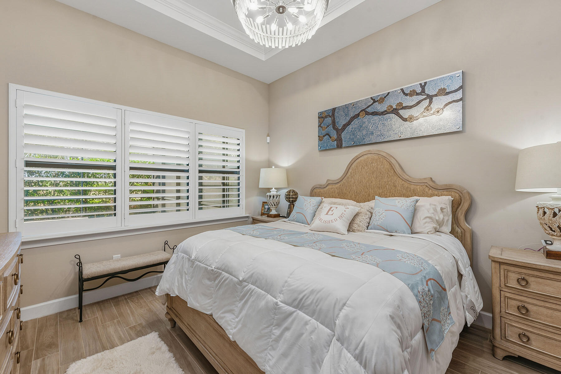 2797 Amaranda Court Naples, FL 34114 - Photo 15 of 50 a bedroom with a bed and a table with chair