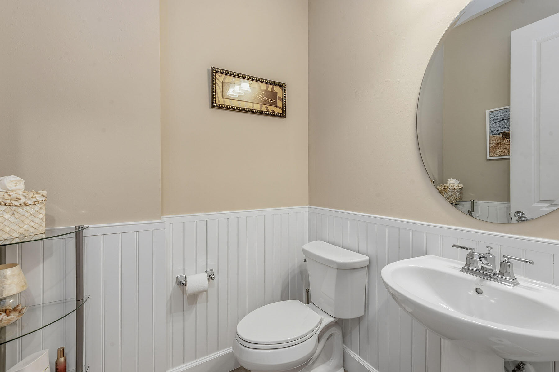 2797 Amaranda Court Naples, FL 34114 - Photo 24 of 50 a bathroom with a sink mirror and toilet