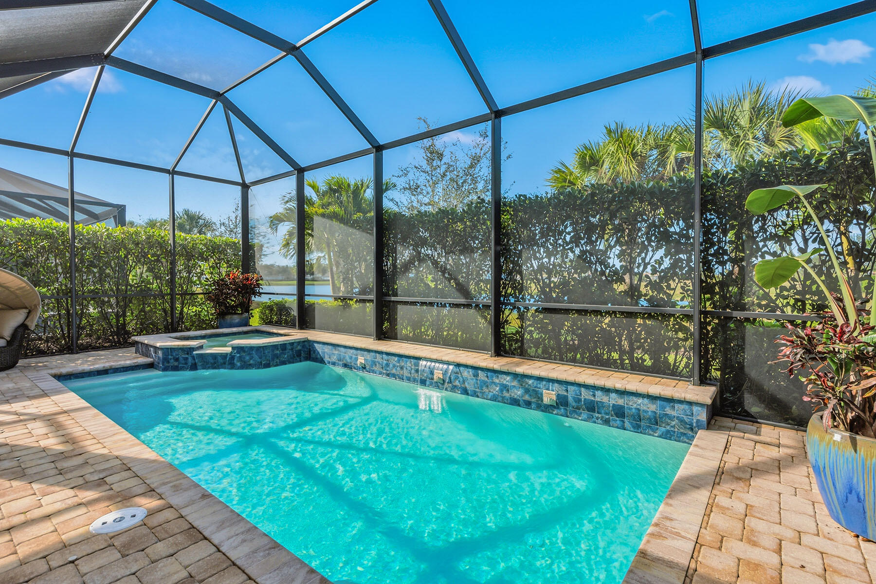 2797 Amaranda Court Naples, FL 34114 - Photo 28 of 50 a view of a swimming pool with a yard