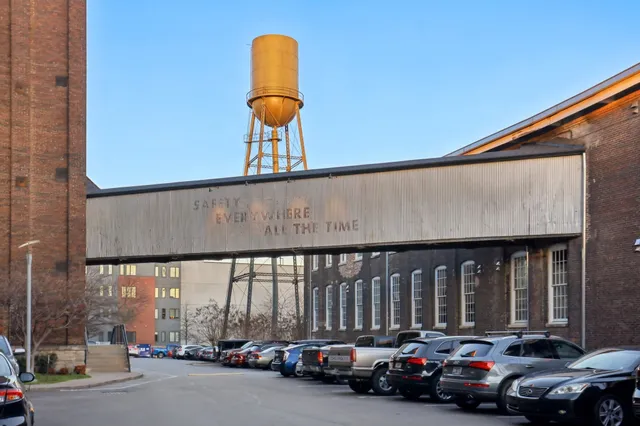 a cars parked in front of a building
