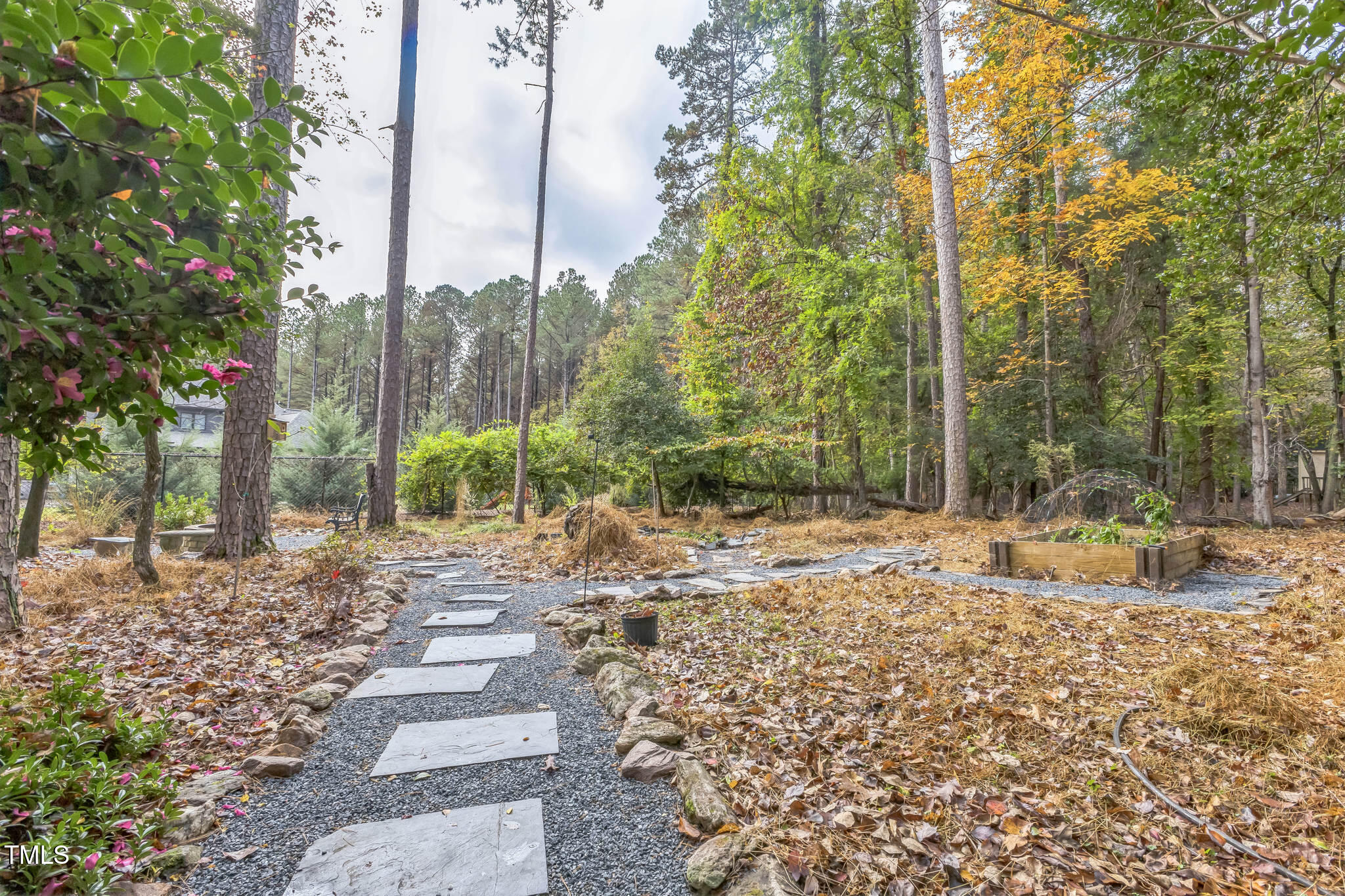 1708 Pendelton Drive Raleigh, NC 27614 - Photo 44 of 54 a view of a yard with plants and trees