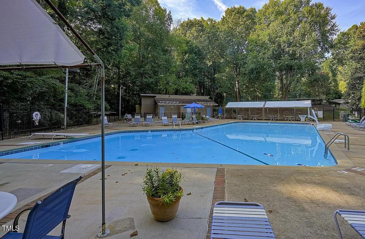 1708 Pendelton Drive Raleigh, NC 27614 - Photo 49 of 54 a view of a backyard with sitting area