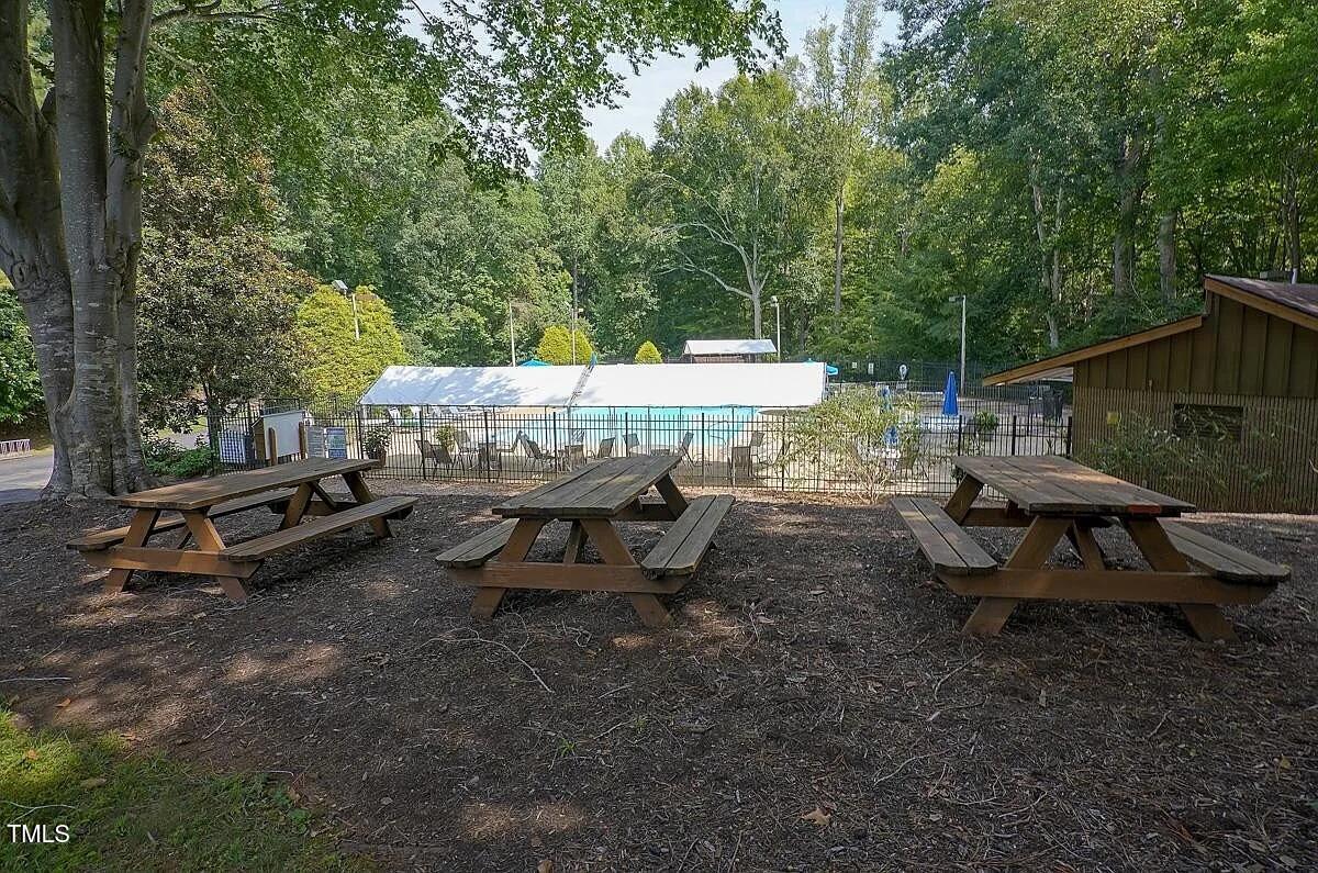 1708 Pendelton Drive Raleigh, NC 27614 - Photo 51 of 54 a view of a outdoor space with lounge chairs
