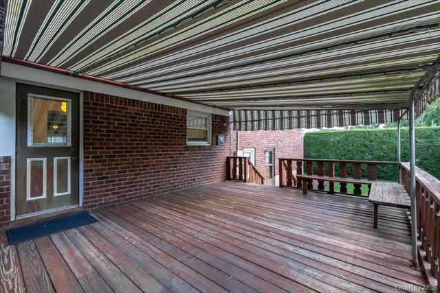a view of a chairs on the roof deck