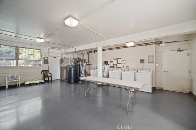 a view of parking garage