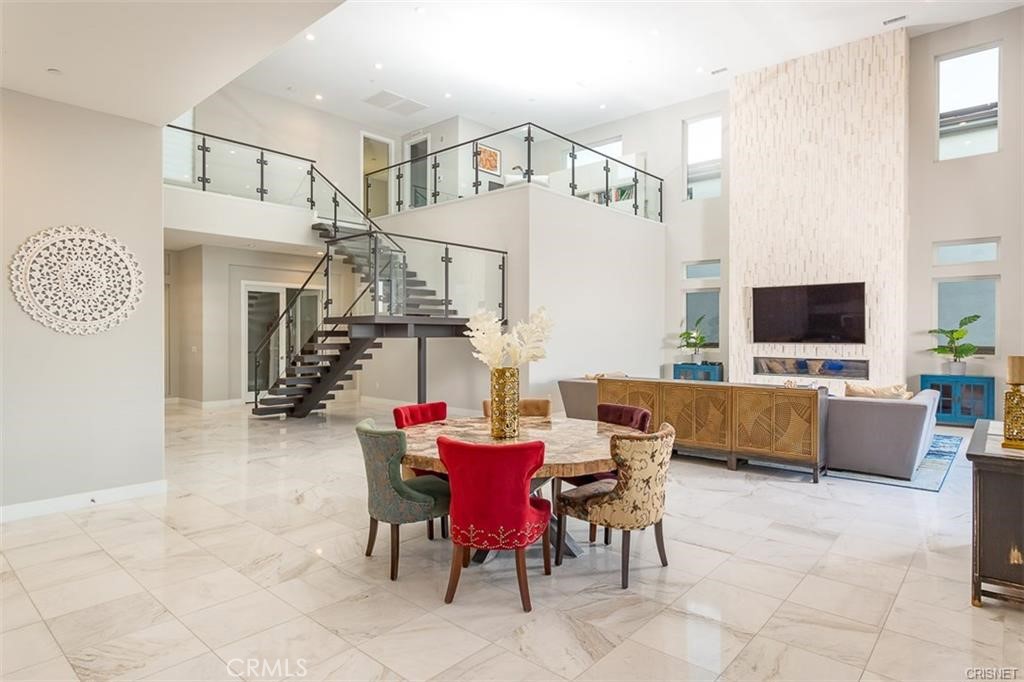 11527 North Darcy Porter Ranch Porter Ranch, CA 91326 - Photo 11 of 32 a view of a livingroom with furniture and a flat screen tv