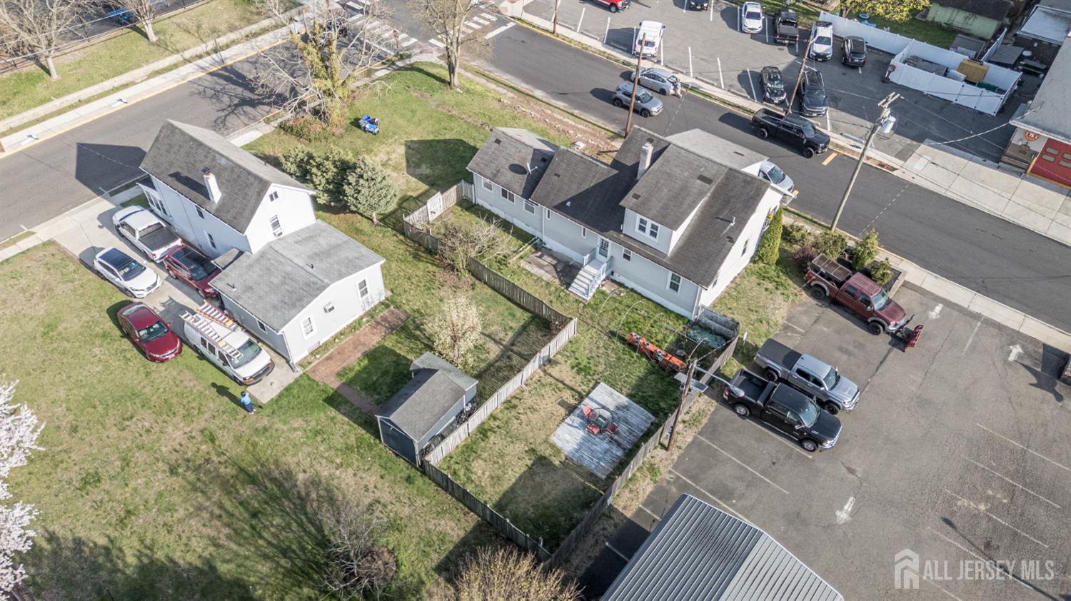39 East 2nd Avenue Runnemede, NJ 08078 - Photo 34 of 41 an aerial view of a residential apartment building with a yard