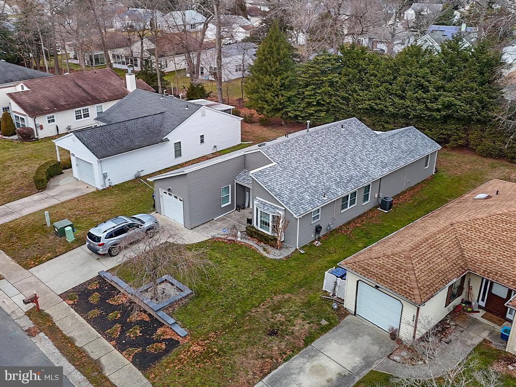 256 Valley Forge Drive Tuckerton, NJ 08087 - Photo 2 of 39 an aerial view of a house with swimming pool and a yard