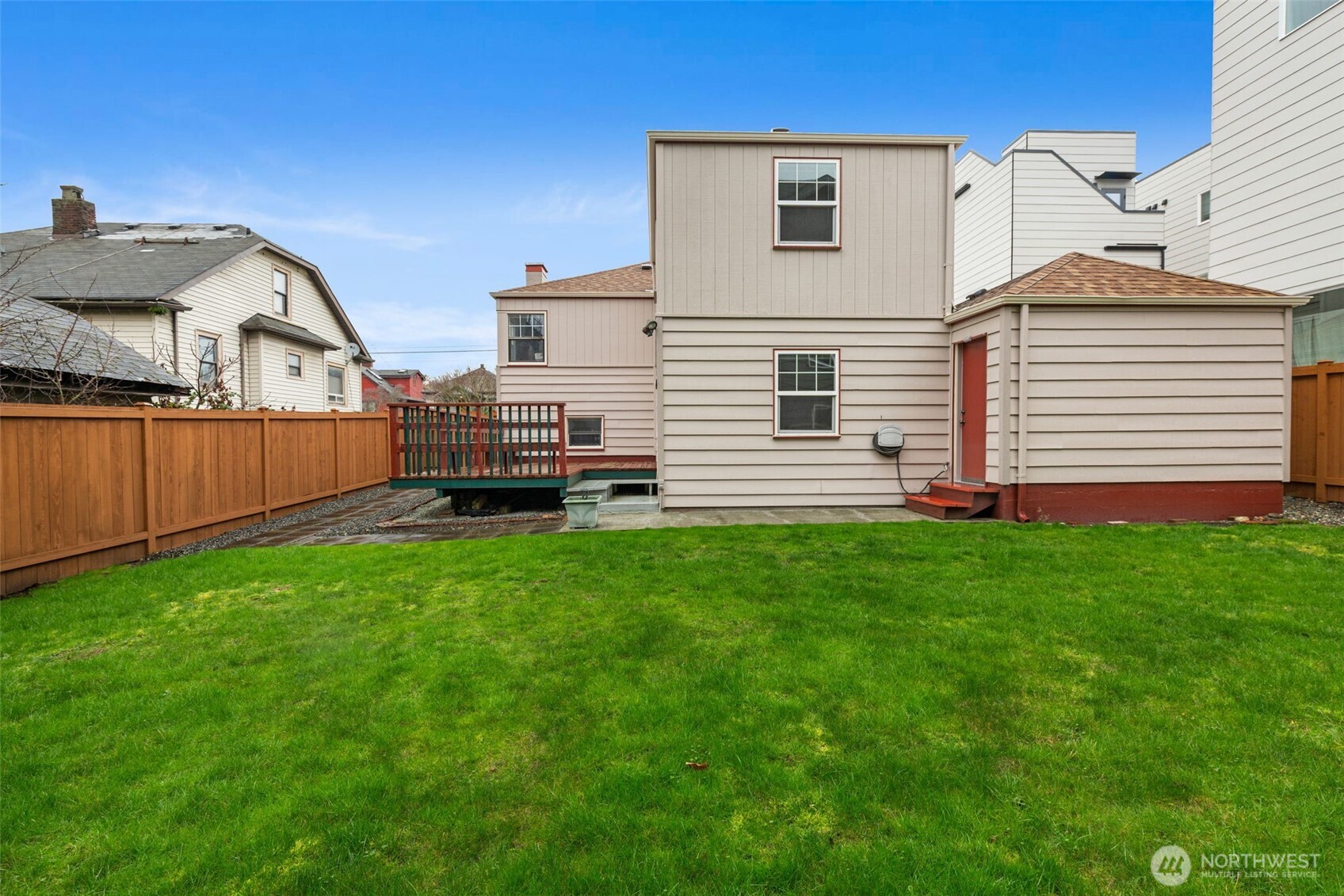 929 Northwest 59th Street Seattle, WA 98107 - Photo 34 of 38 a view of a house with a backyard