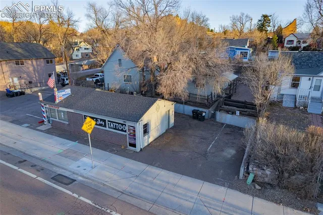 a bird view of a house