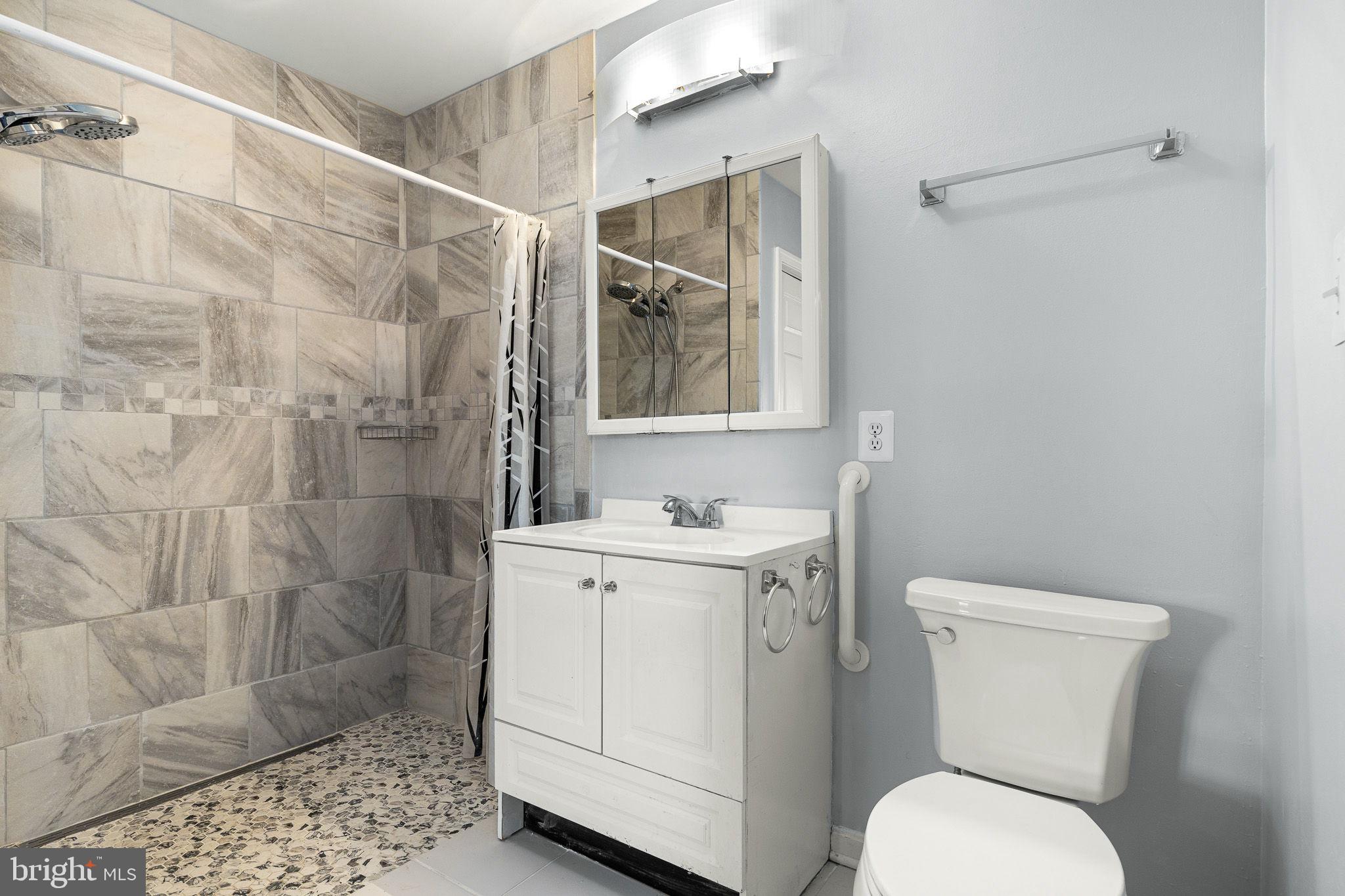 224 Oates Road Star Tannery, VA 22654 - Photo 23 of 57 roll-in tiled shower