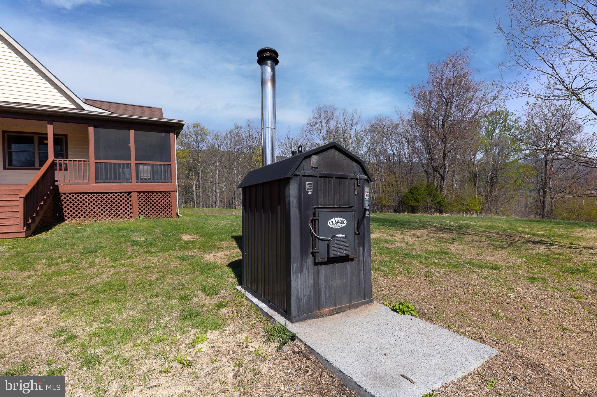 224 Oates Road Star Tannery, VA 22654 - Photo 51 of 57 Outdoor Wood furnance conveys