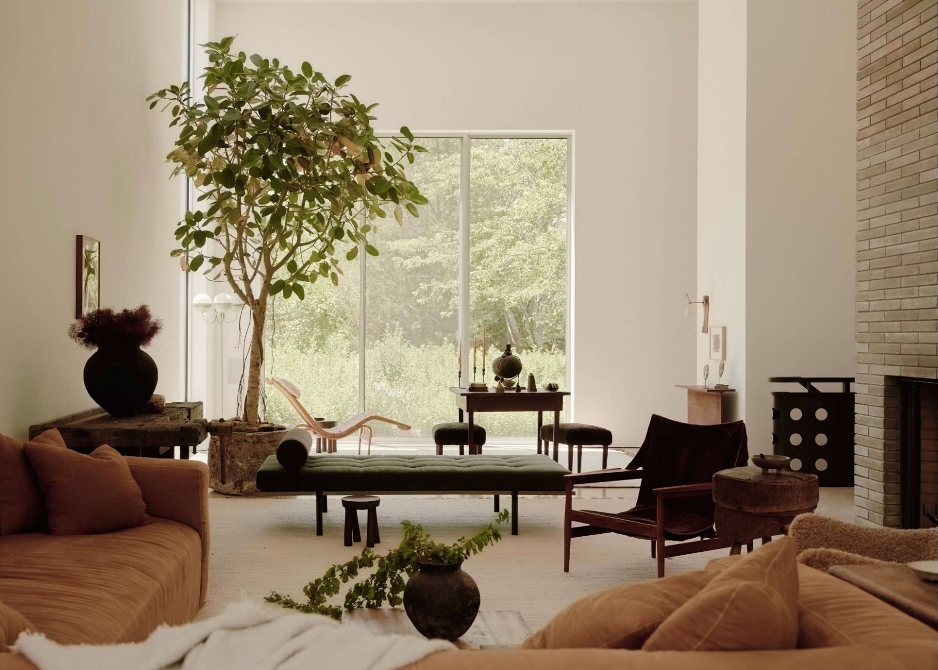 78 Windmill Lane Bridgehampton, NY 11932 - Photo 12 of 32 a living room with furniture and floor to ceiling window