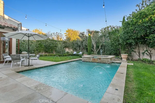 a view of a garden