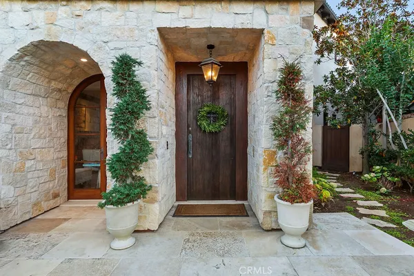 a view of a interior of the house with potted plants