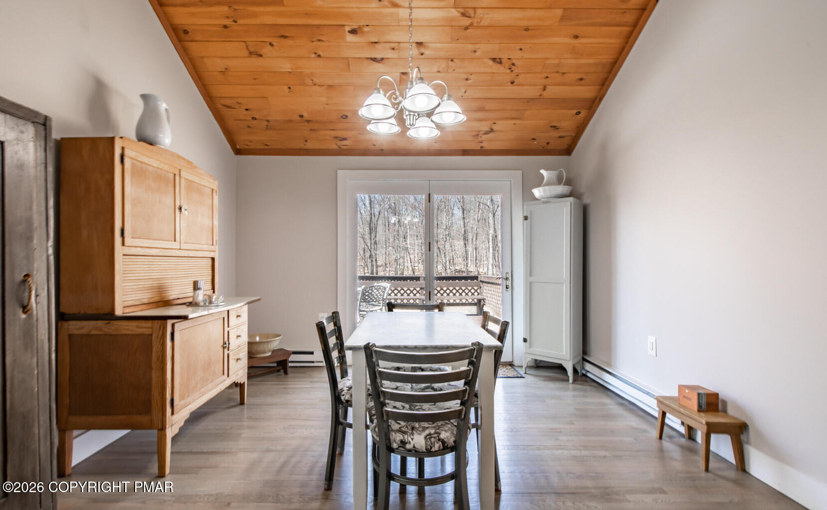 324 Remington Road East Stroudsburg, PA 18301 - Photo 14 of 35 a view of a a dining room with furniture window and wooden floor