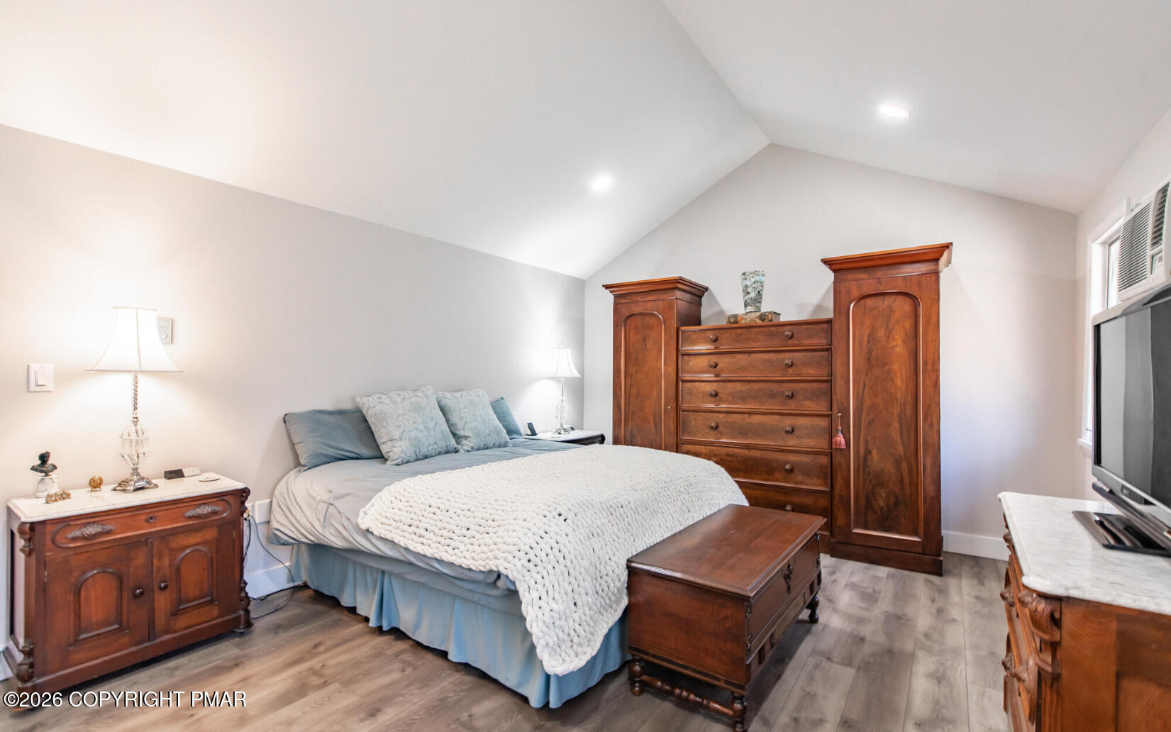 324 Remington Road East Stroudsburg, PA 18301 - Photo 18 of 35 a bedroom with a bed and furniture