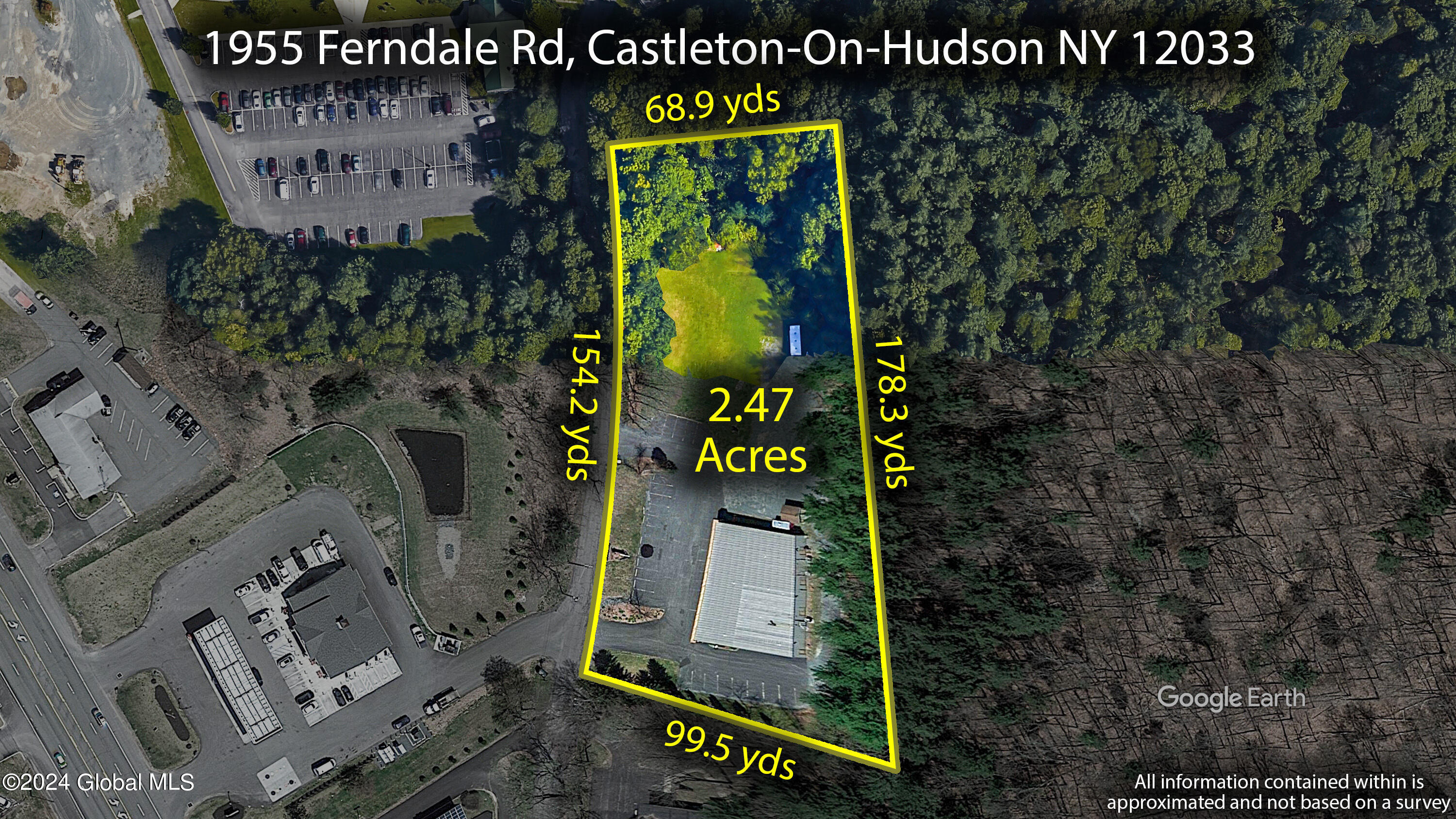 1955 Ferndale Road Schodack, NY 12033 - Photo 54 of 54 Property Line Overlay