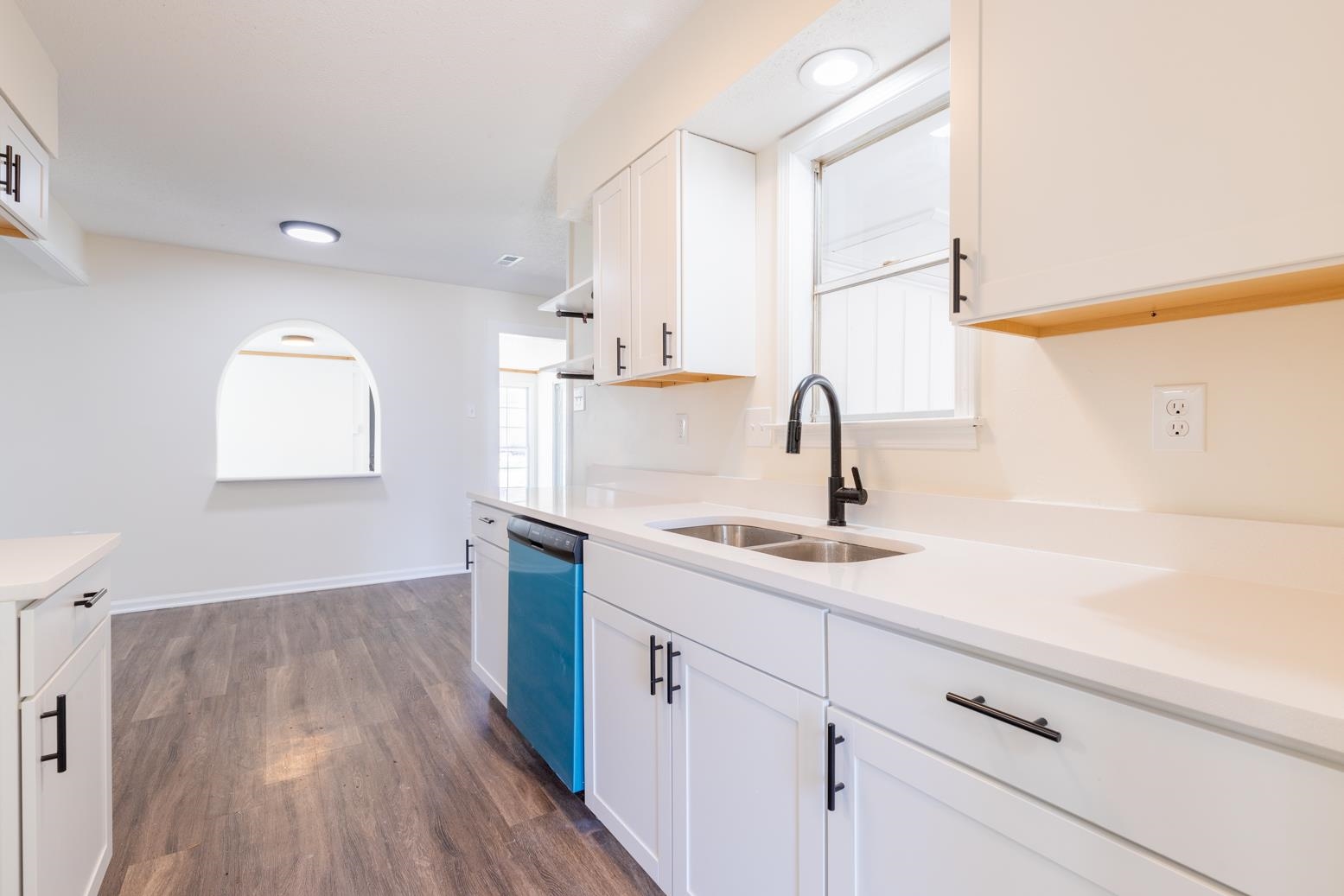 3268 Altruria Road Bartlett, TN 38134 - Photo 9 of 25 a kitchen with a sink and wooden floor