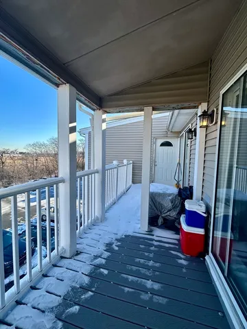a outdoor space with lots of potted plants