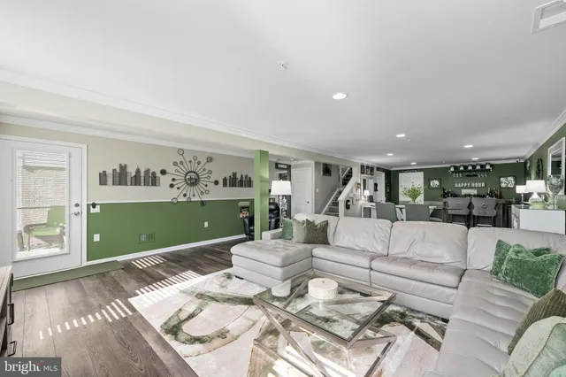 a view of a balcony with an outdoor space