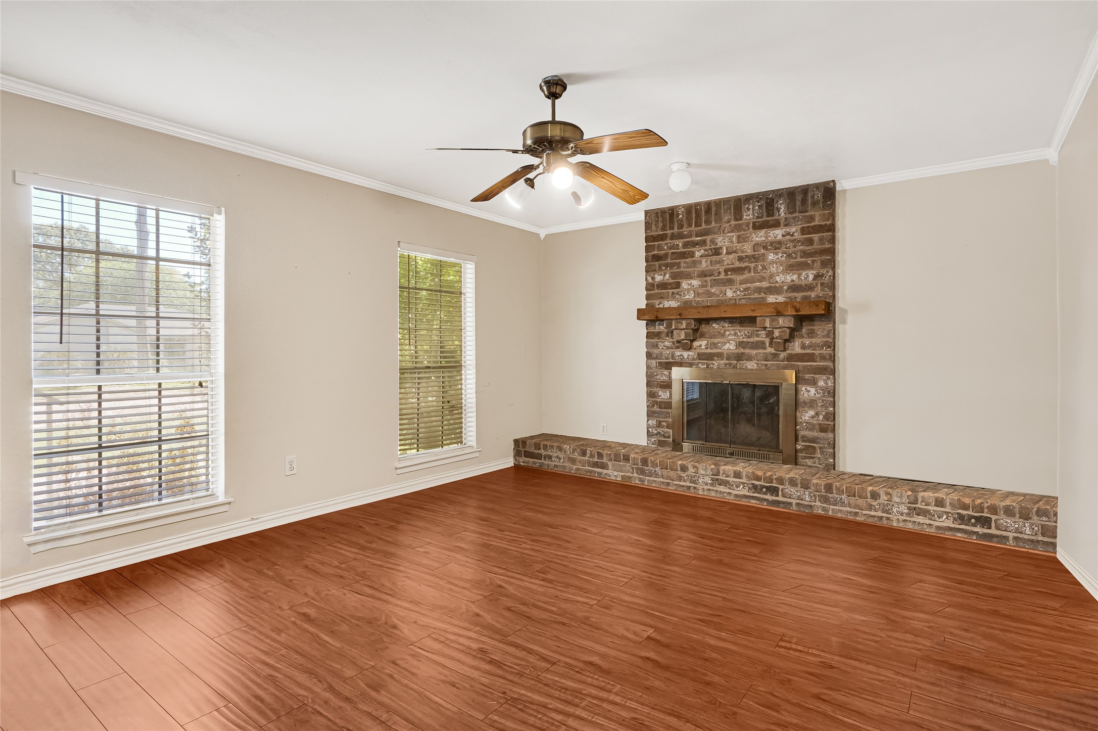 23419 Bayleaf Drive Spring, TX 77373 - Photo 16 of 23 Private downstairs living area with firelplace.