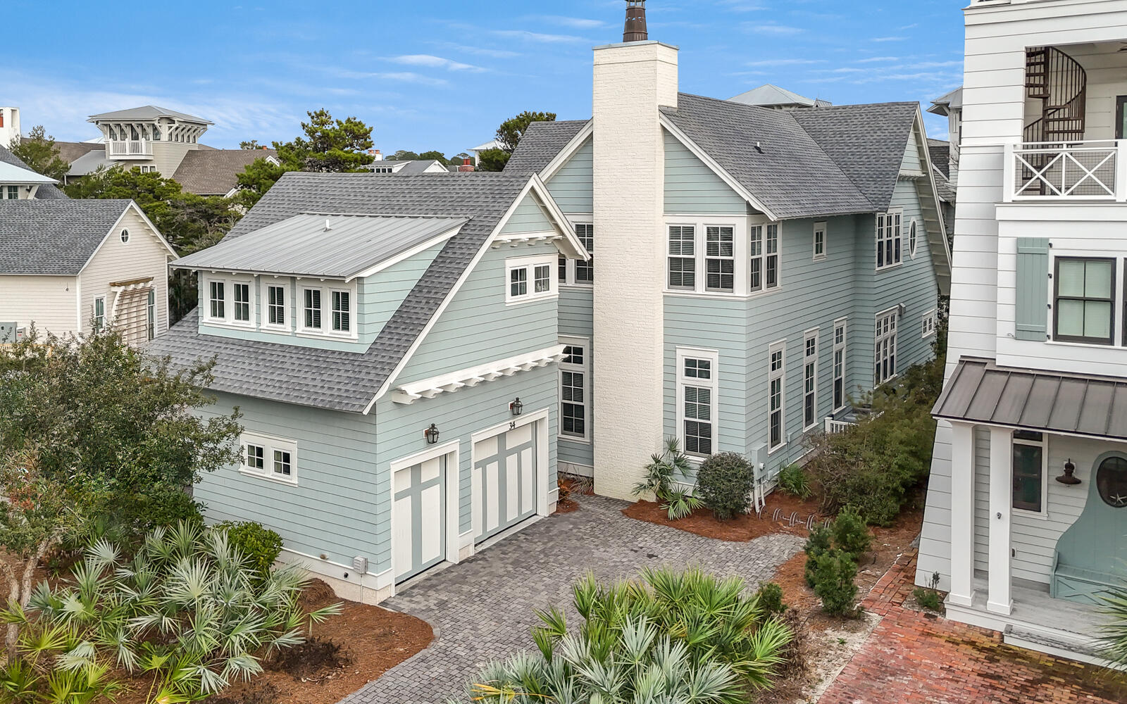 34 North Watch Tower Lane Inlet Beach, FL 32461 - Photo 2 of 90 front view of a house with a yard