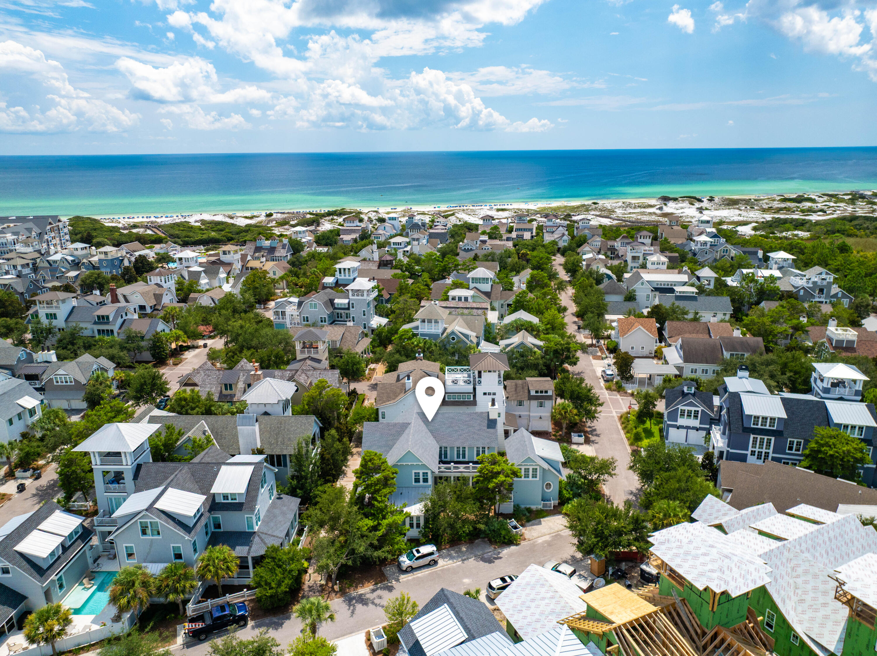 34 North Watch Tower Lane Inlet Beach, FL 32461 - Photo 76 of 90 an aerial view of residential houses with outdoor space