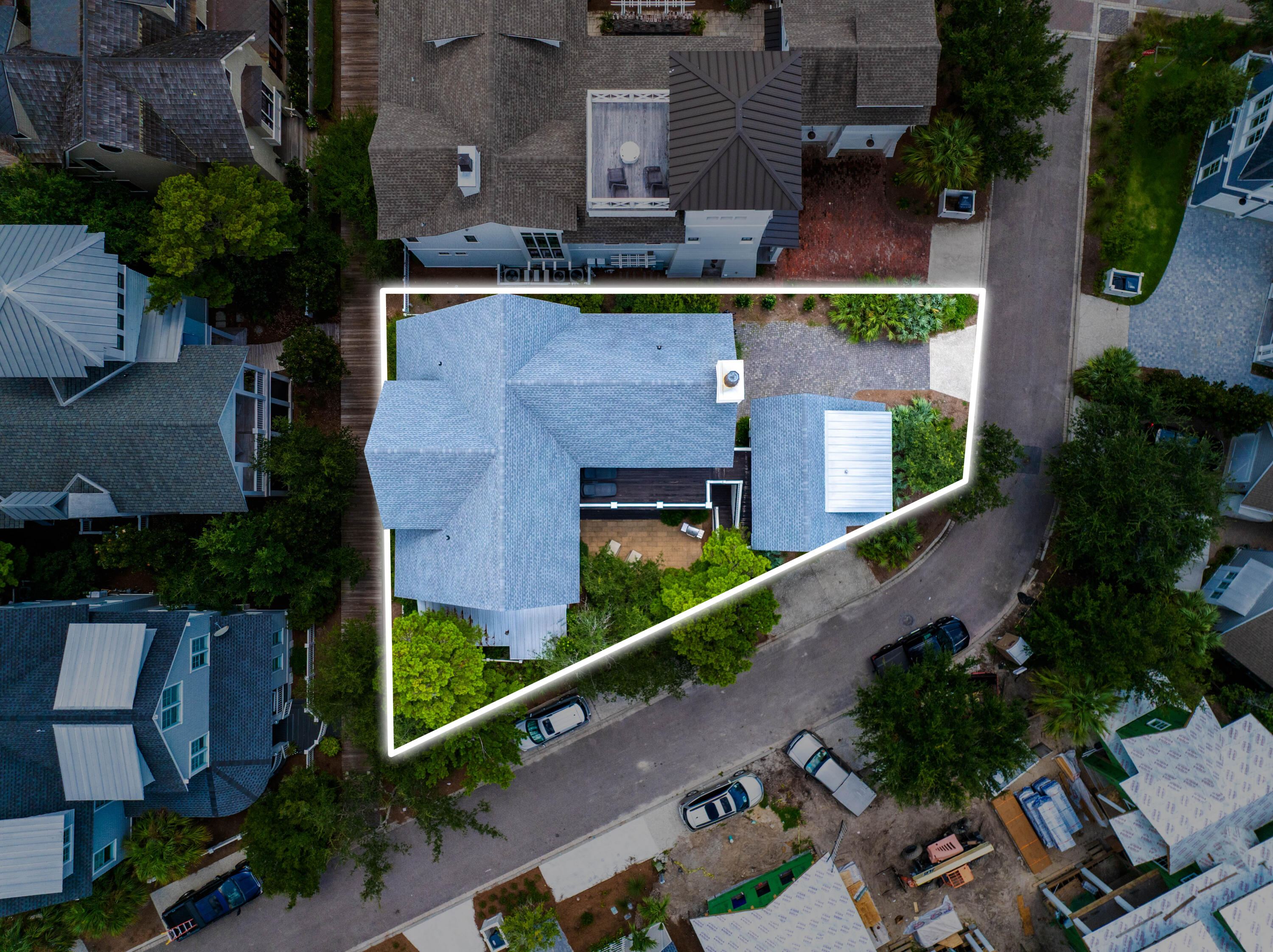 34 North Watch Tower Lane Inlet Beach, FL 32461 - Photo 79 of 90 an aerial view of multiple houses with outdoor space
